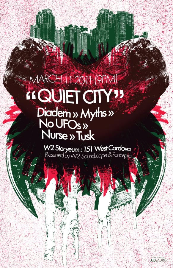 Panospria "Quiet City" March 2011 Poster