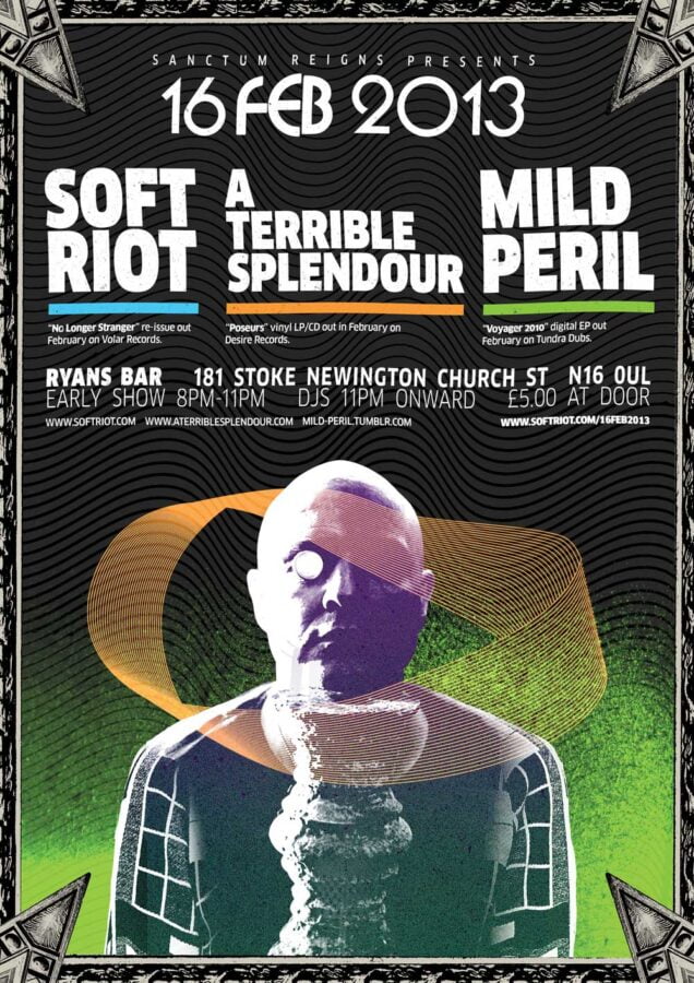 Soft Riot, A Terrible Splendour, Mild Peril | Ryan's Bar - London UK | 2013-02-16
