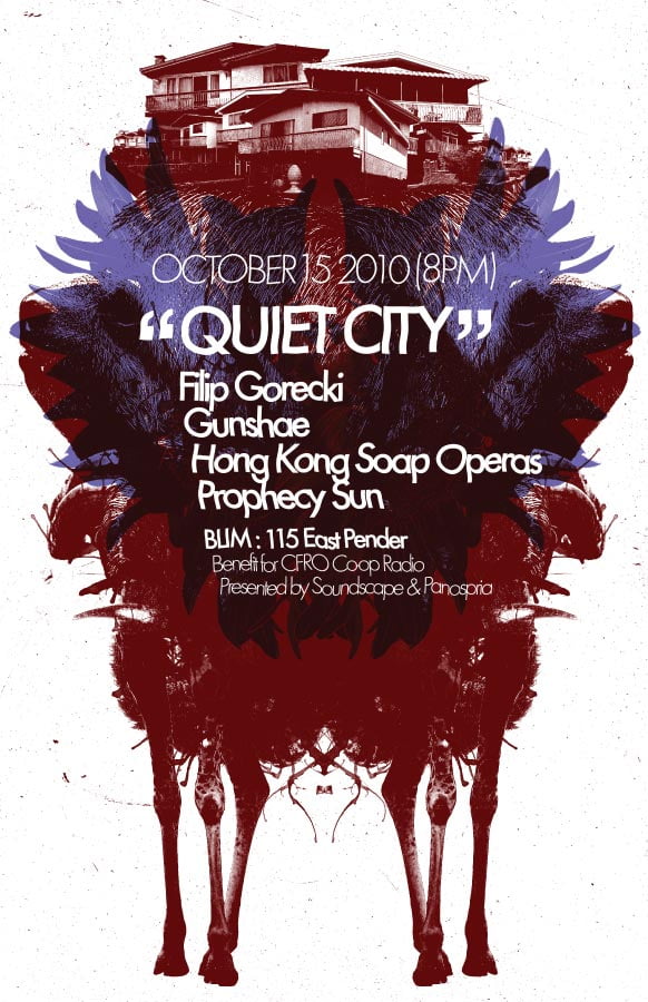 Panospria "Quiet City" October 2010 Poster