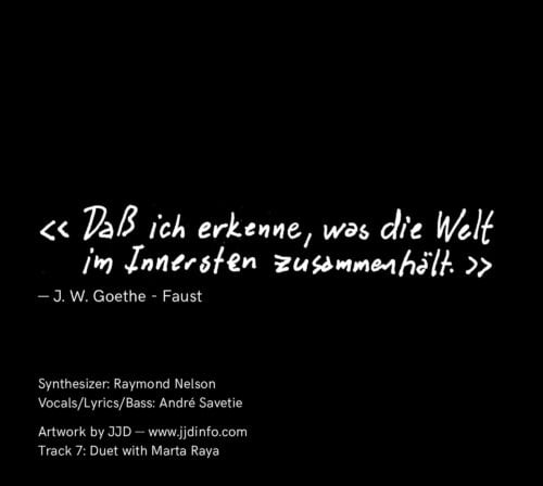 Deus Faust "Weltengeist" CD | Inside Panel