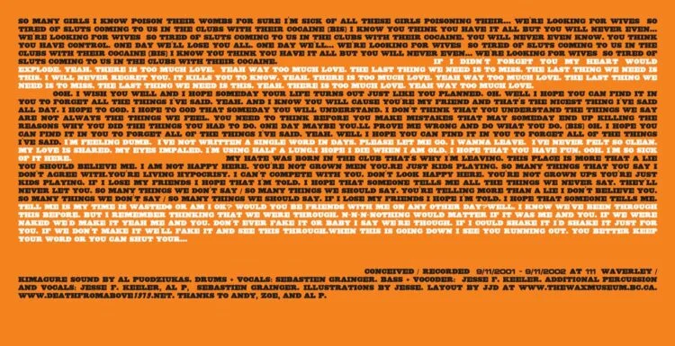 Death From Above EP — Inner Panel